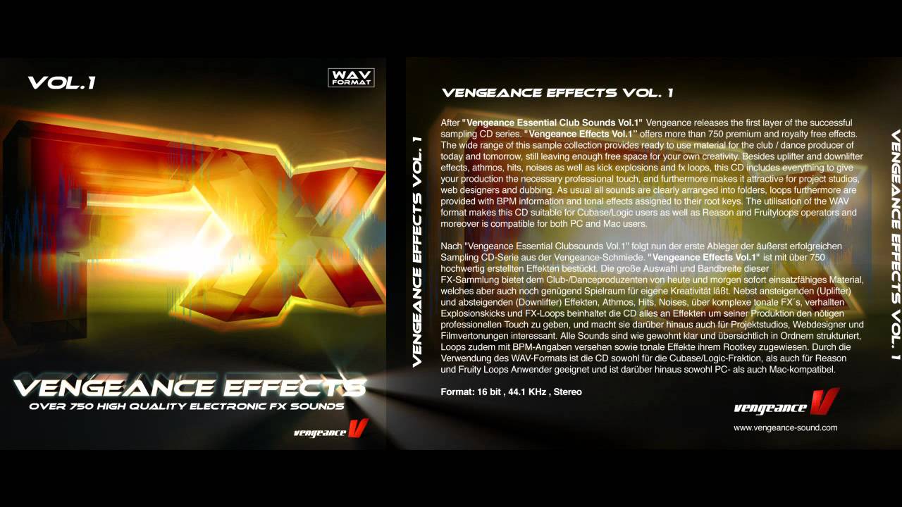 vengeance electro sample pack free download